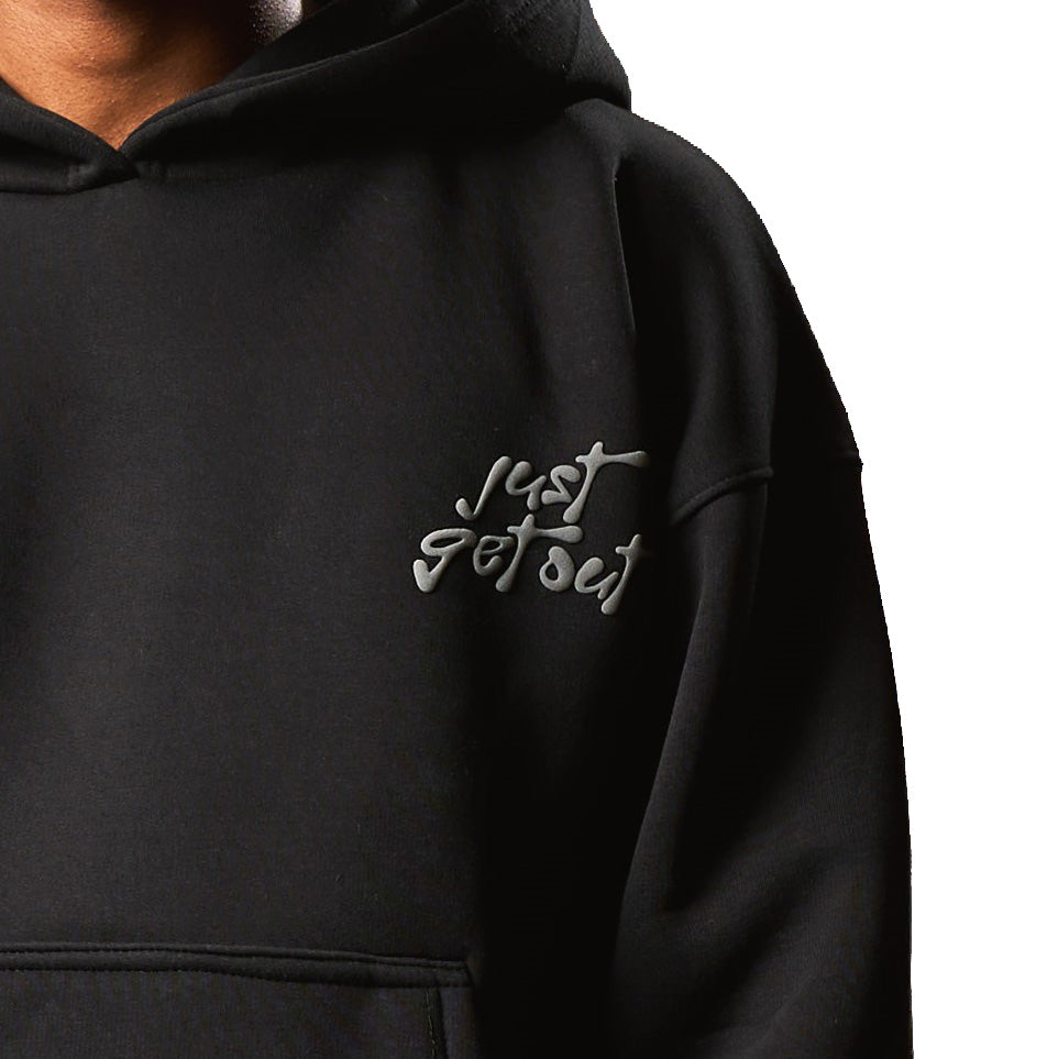 BLACK EXODUS HOODIE