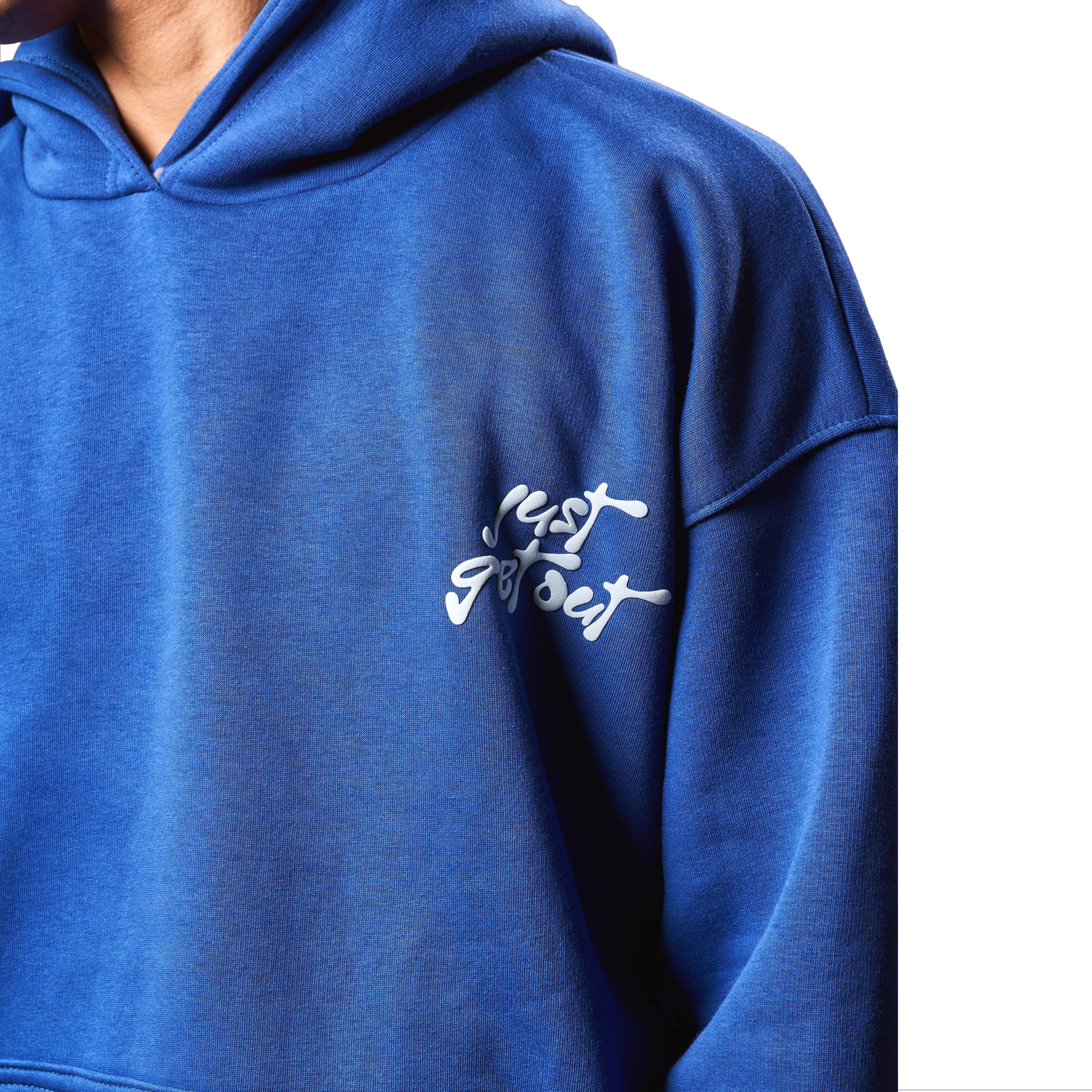 BLUE EXODUS HOODIE