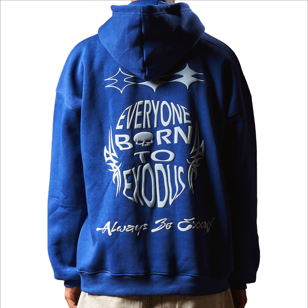 BLUE EXODUS HOODIE