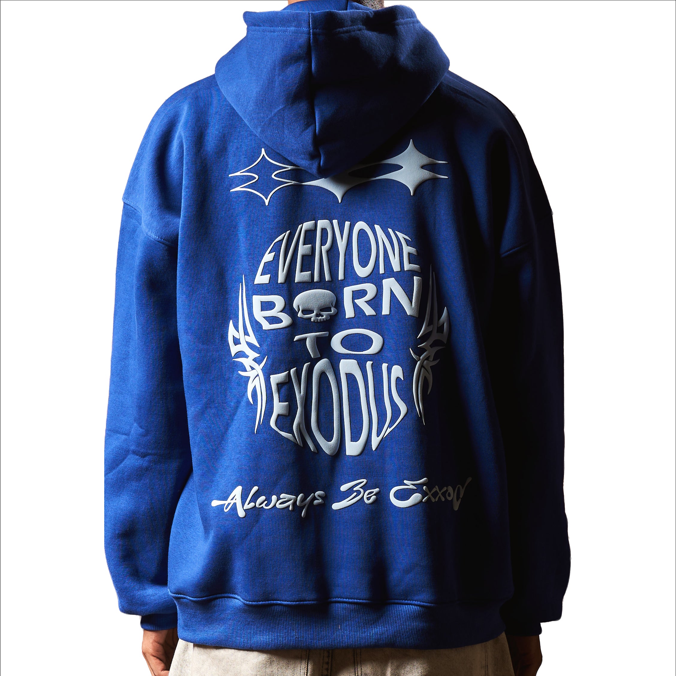 BLUE EXODUS HOODIE