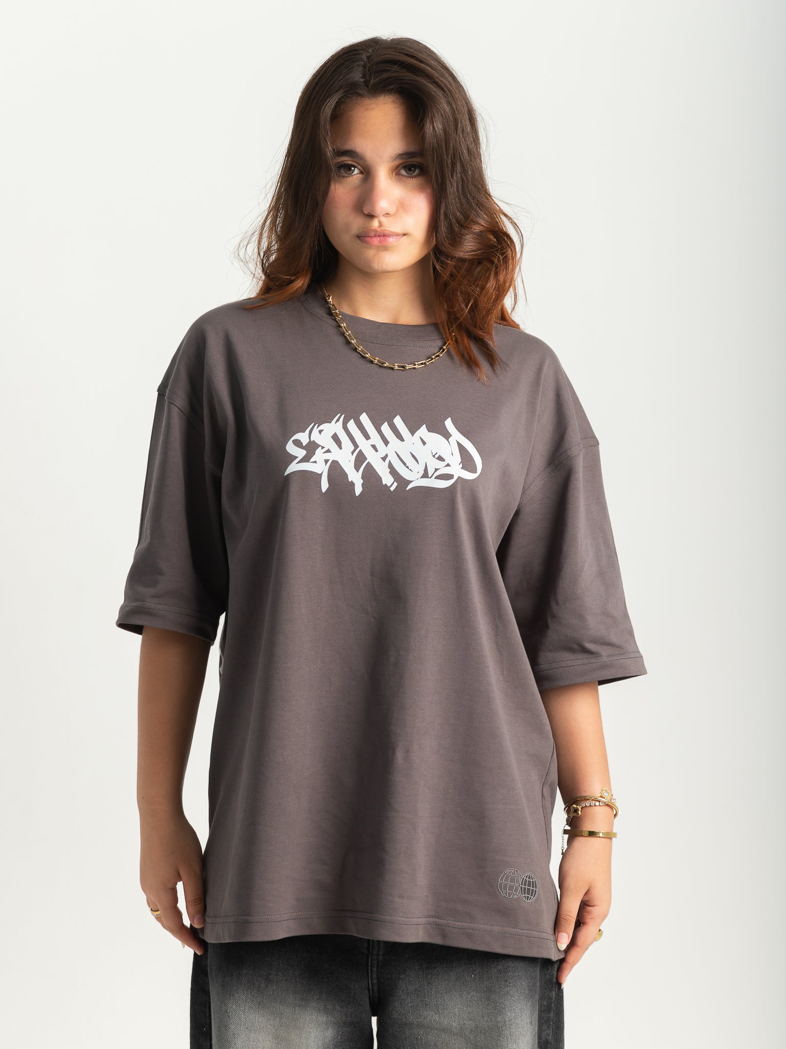 EXXOD Shadow Collection Oversized T-Shirt – Dark Grey