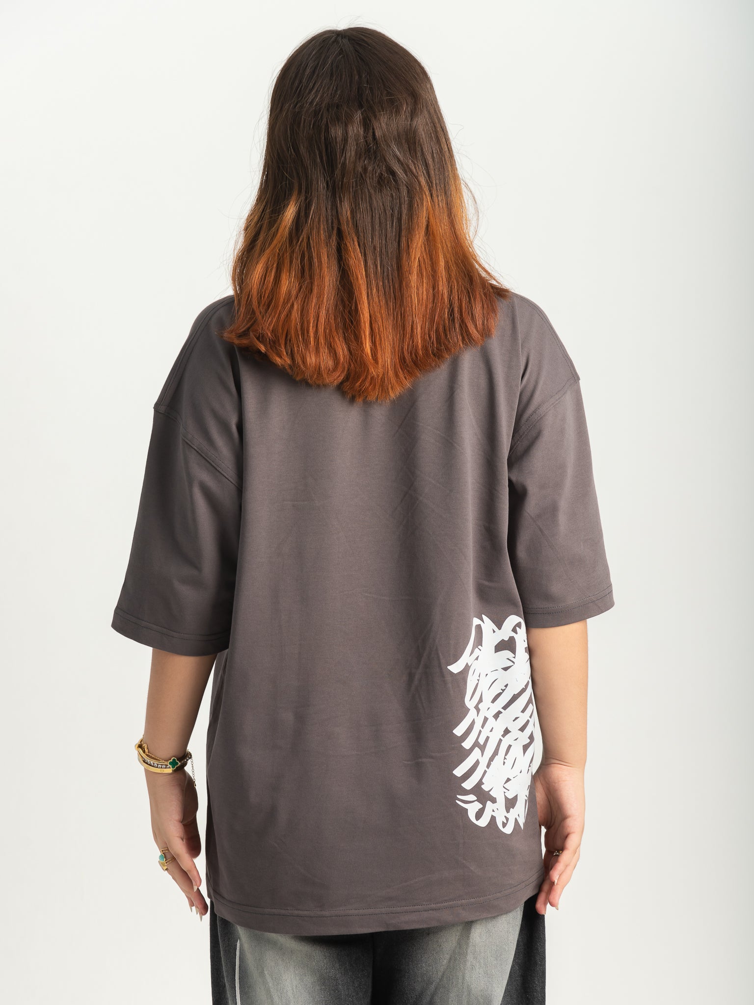 EXXOD Shadow Collection Oversized T-Shirt – Dark Grey