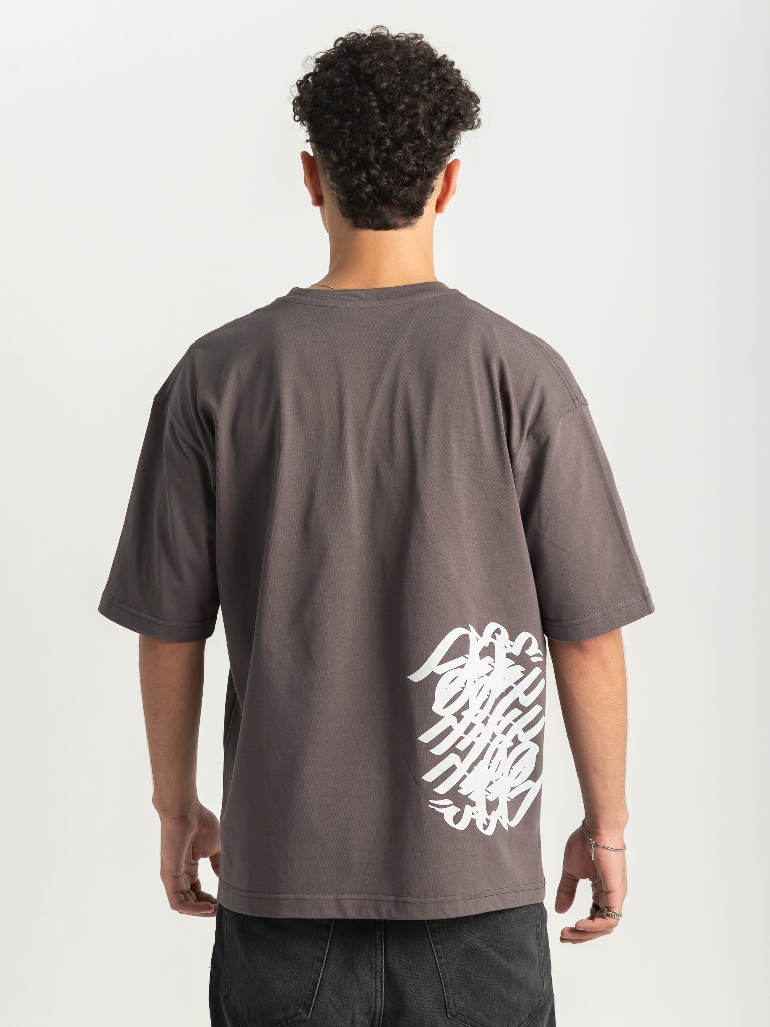 EXXOD Shadow Collection Oversized T-Shirt – Dark Grey