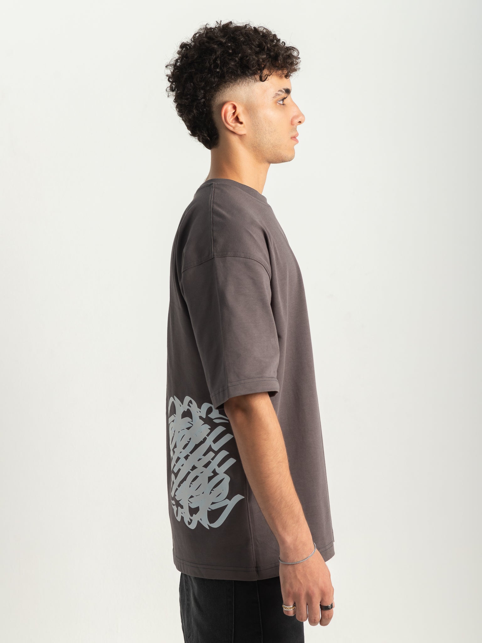 EXXOD Shadow Collection Oversized T-Shirt – Dark Grey