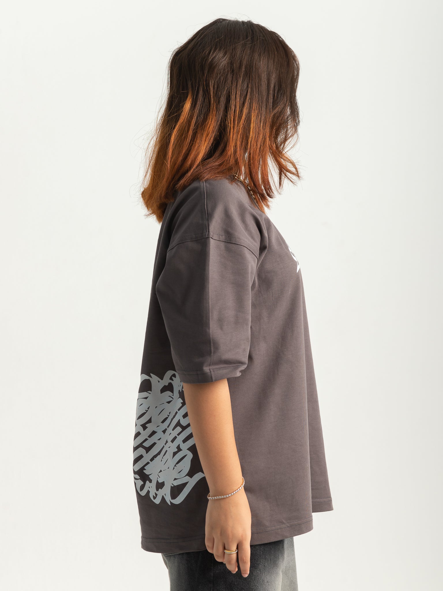 EXXOD Shadow Collection Oversized T-Shirt – Dark Grey