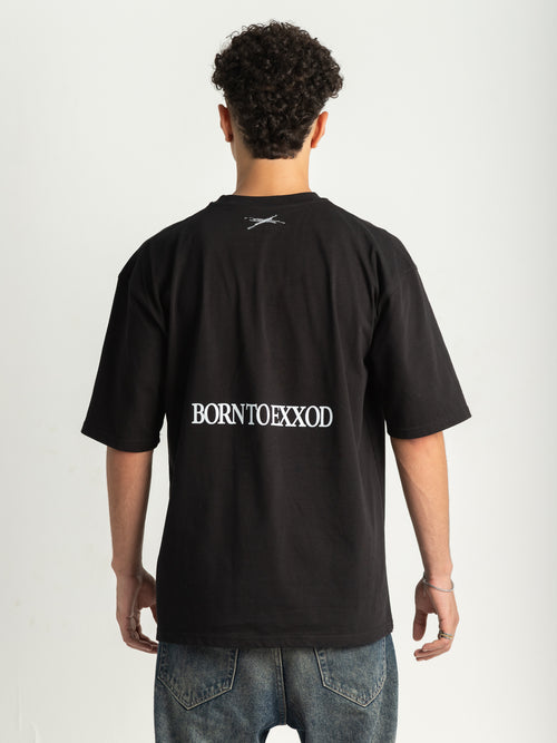 EXXOD Core Collection Oversized T-Shirt – Black