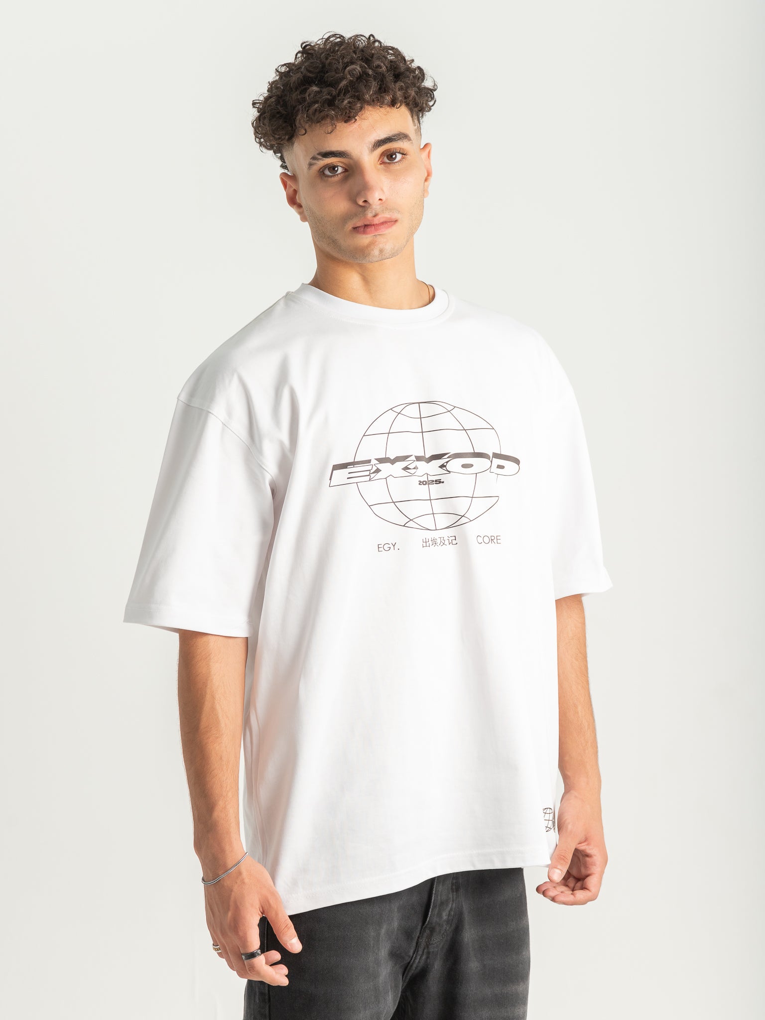 EXXOD Core Collection Oversized T-Shirt – White