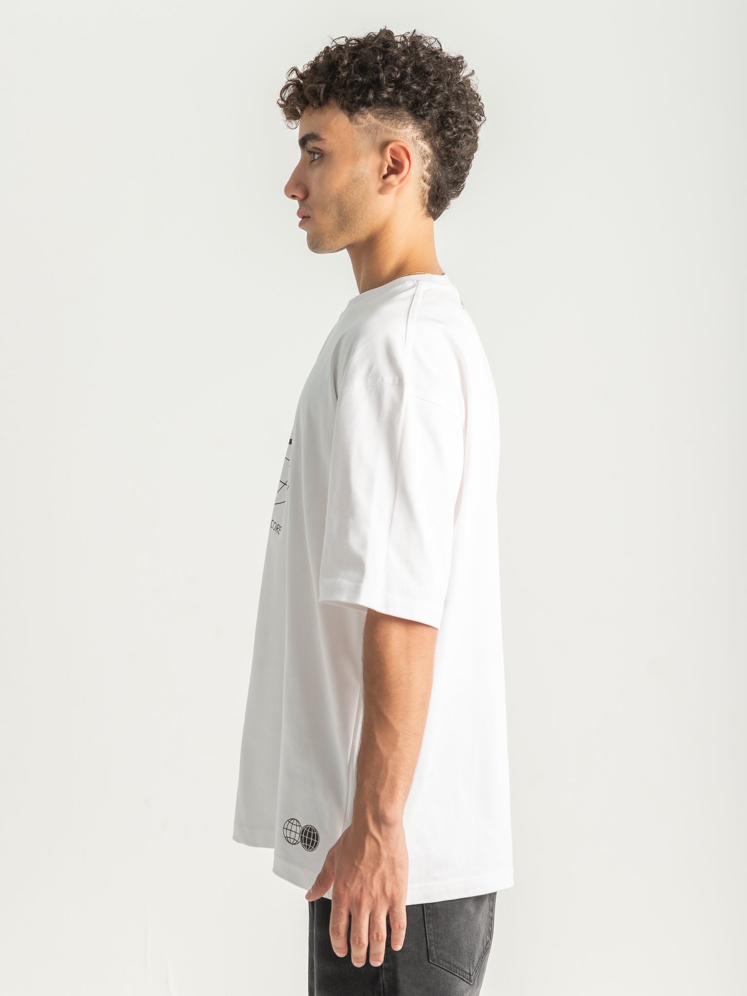 EXXOD Core Collection Oversized T-Shirt – White
